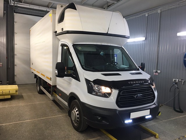 Установка на Ford Transit 2017 г., Газодизель, метан LANDI RENZO (Италия), двигатель 2.2 л. 4 цилиндра (Дизель)